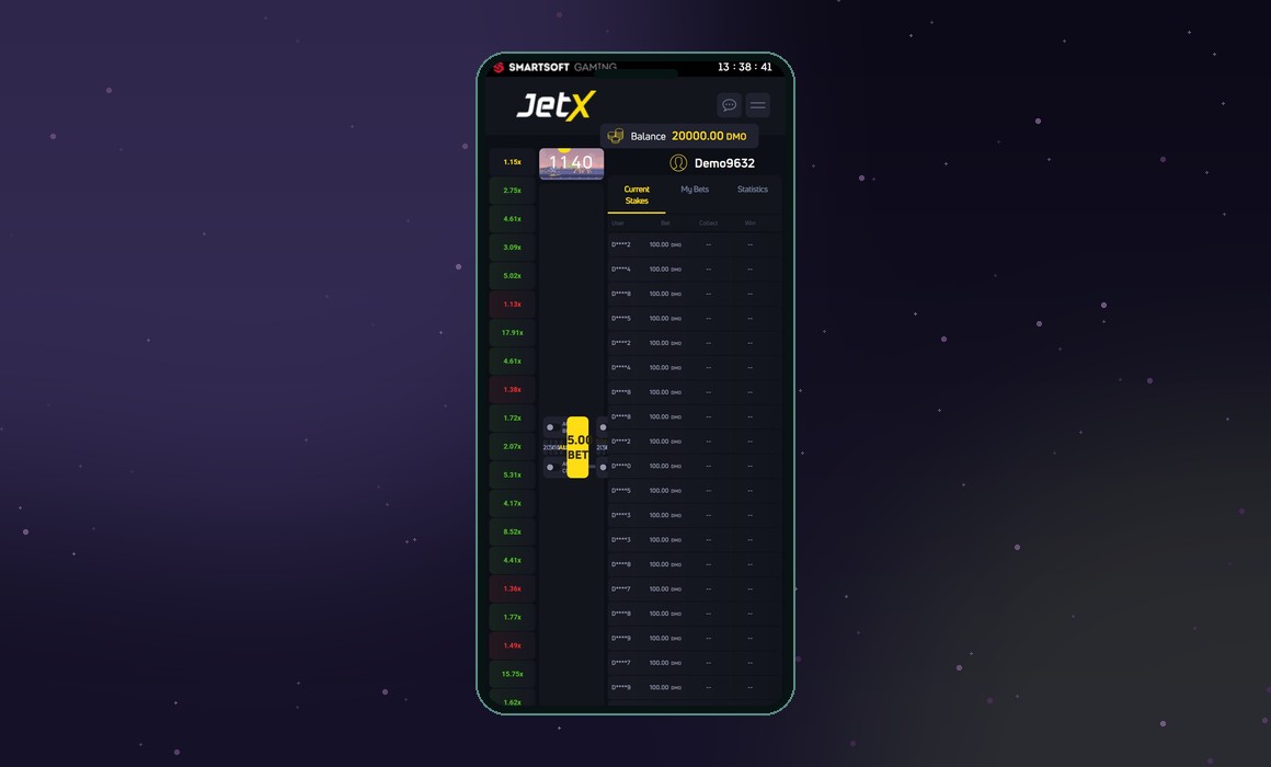A game running on a phone — the screen an app of this kind spends most of its life showing